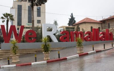Ramallah centrum miasta Palestyna