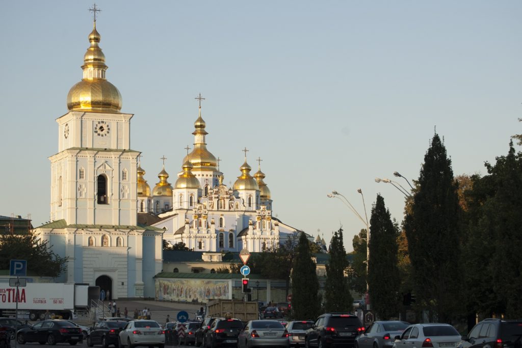 Kijów atrakcje zwiedzanie Ukraina Sobór Michała Archanioła