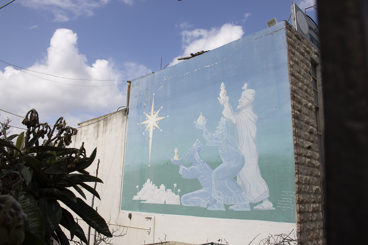 Mural w Betlejem