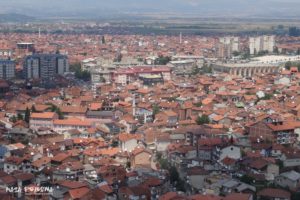 Prizren forteca miasto Kosowo widok
