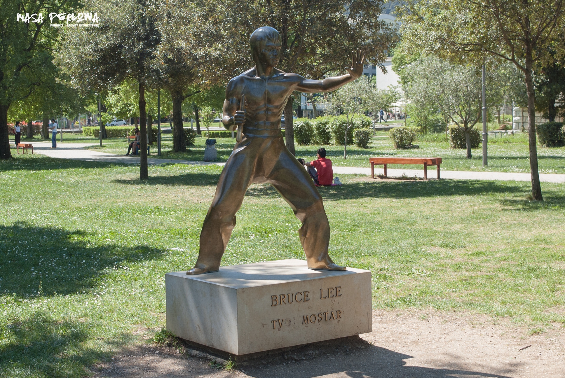 Mostar Bruce Lee pomnik
