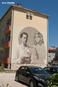 Mostar mural elfy