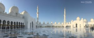 Abu Zabi Wielki Meczet panorama