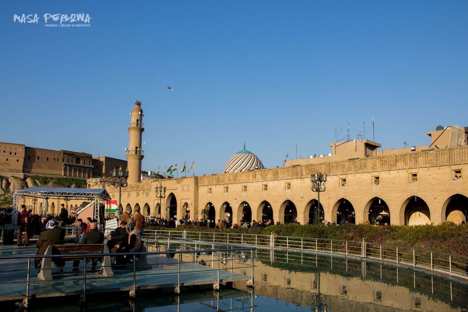 Irbil bazar cytadela centrum Kurdystan